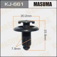 Клипса пластиковая крепежная MASUMA* KJ-661