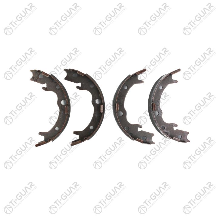 Тормозные колодки ( КОМПЛЕКТ 4ШТ. РУЧНОГО ТОРМОЗА) TG-0570/FN0570* Ti·GUAR Тормозные колодки ( КОМПЛЕКТ 4ШТ. РУЧНОГО ТОРМОЗА) TG-0570/FN0570* Ti·GUAR