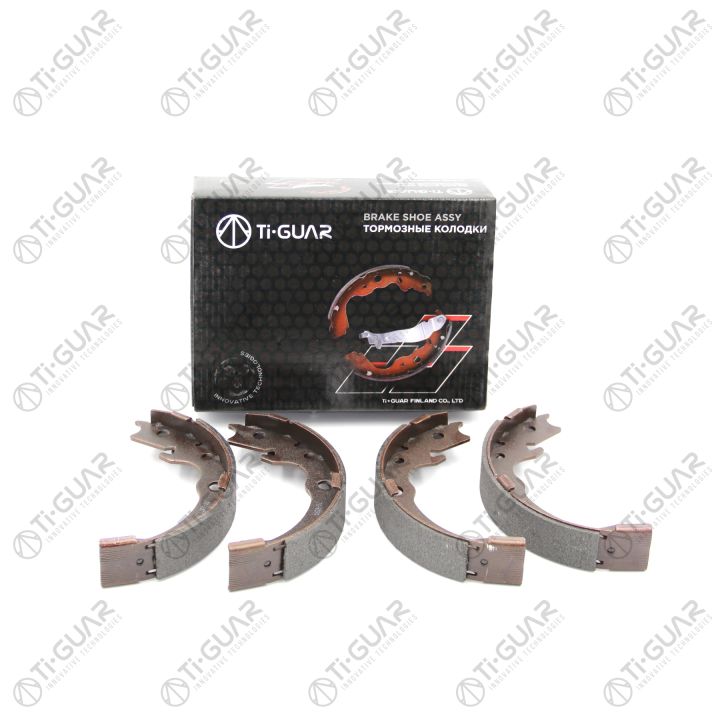 Тормозные колодки ( КОМПЛЕКТ 4ШТ. РУЧНОГО ТОРМОЗА) TG-0570/FN0570* Ti·GUAR Тормозные колодки ( КОМПЛЕКТ 4ШТ. РУЧНОГО ТОРМОЗА) TG-0570/FN0570* Ti·GUAR